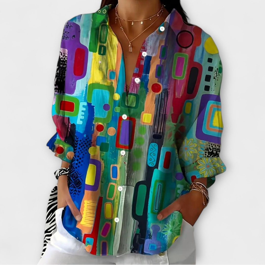 Blouse Femme Élégante | Coupe Décontractée & Silhouette Flatteuse