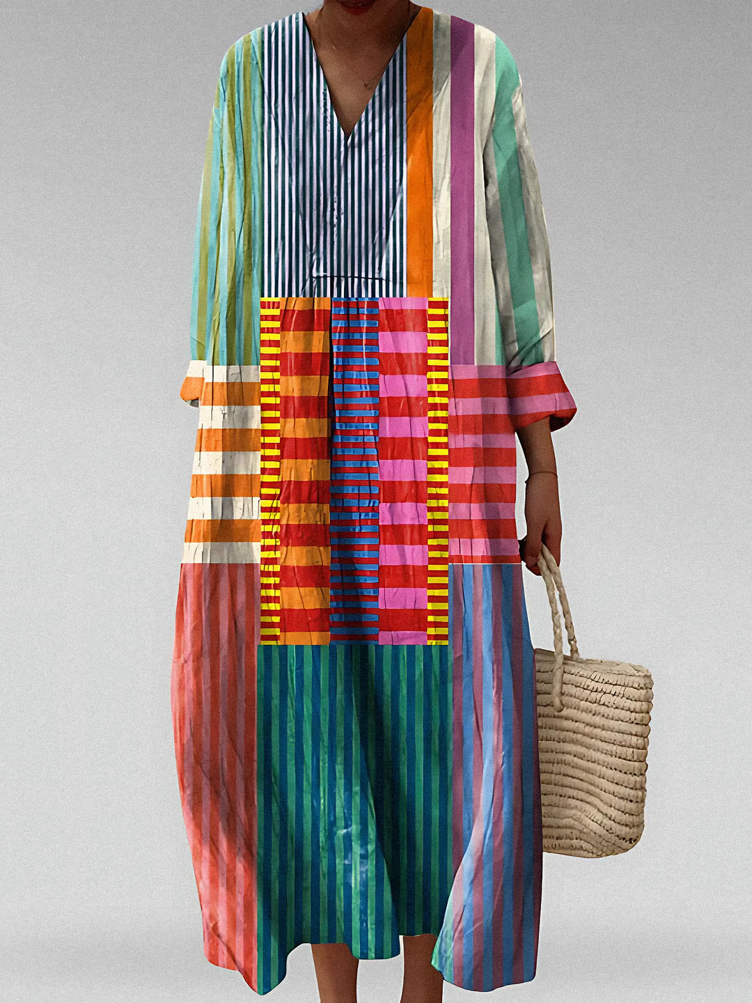 Robe De Cocktail Élégante Et Géométrique Pour Femmes | Maxi