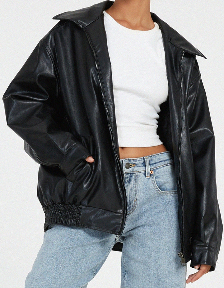 Women's Leather Sophisticated Jacket | Leather