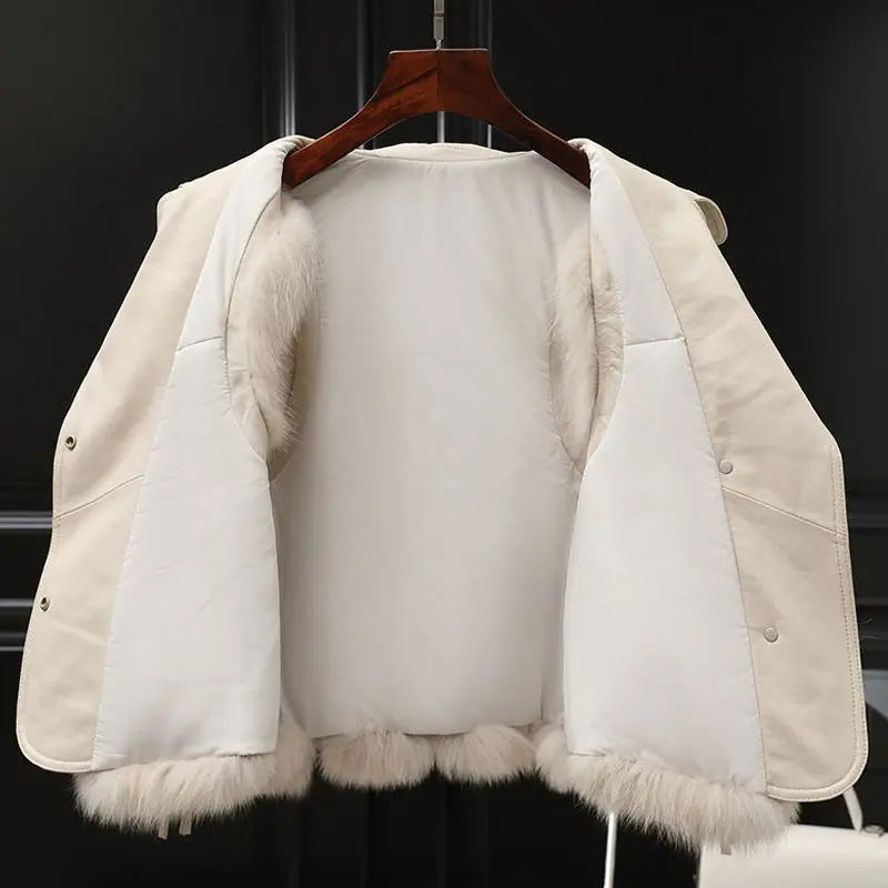 Gilet En Fausse Fourrure Luxueux Pour Femme | Ajustable