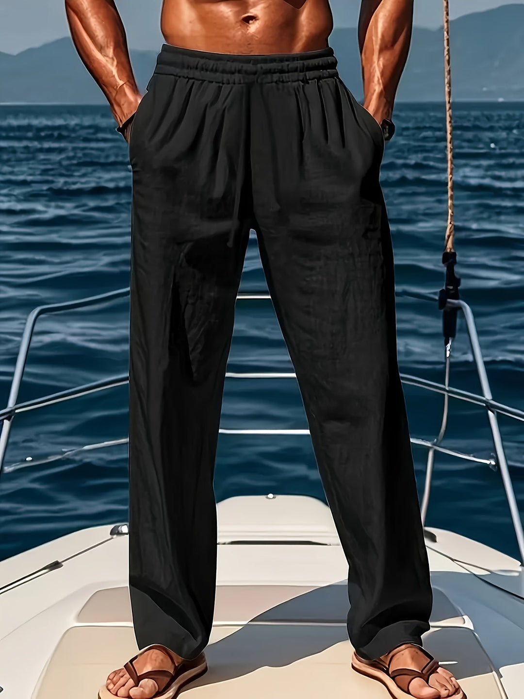Men's Lightweight Linen Pants | Breathable