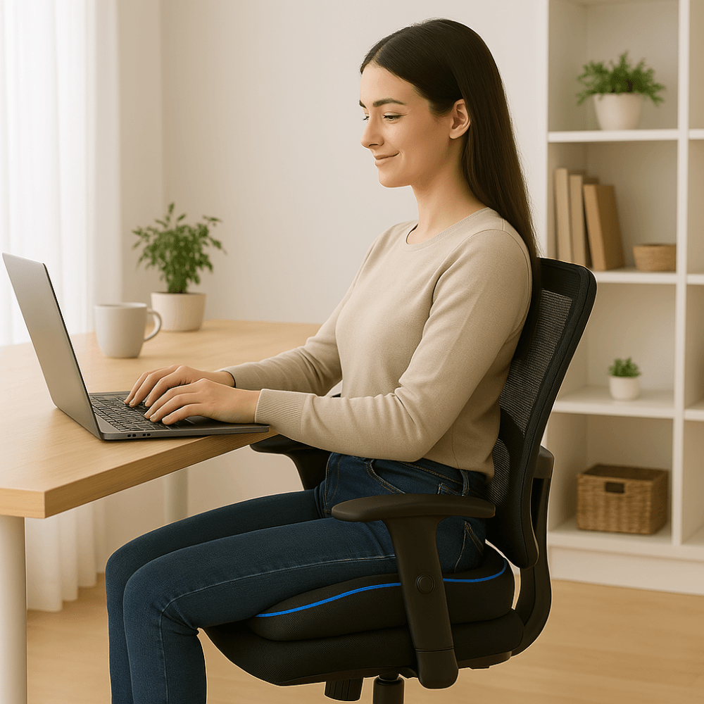 Coussin Ergonomique Avec Design Ajouré Pour un Confort au Quotidien