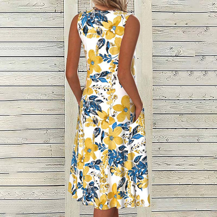 Robe Décontractée À Imprimé Floral
