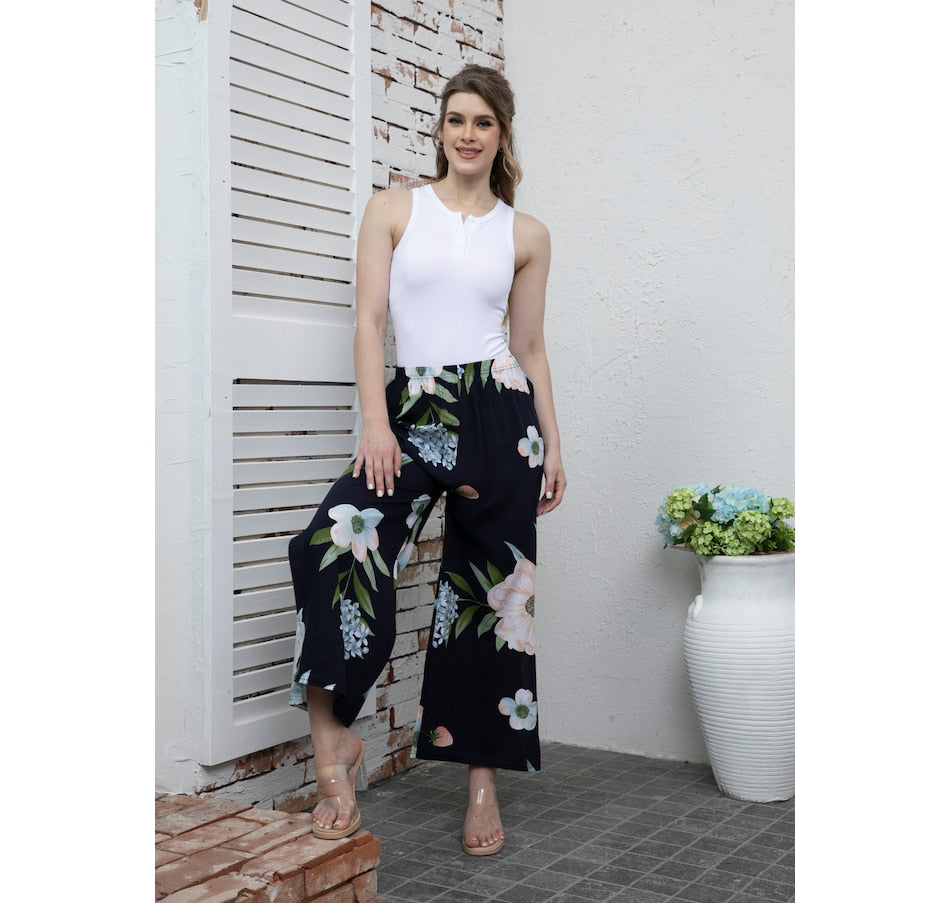 Pantalon Estival Imprimé pour femme | Fluide et Coloré