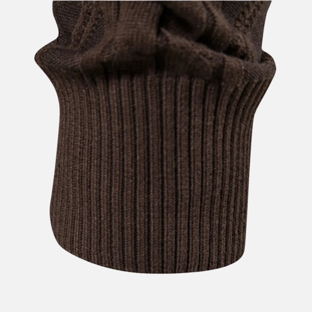 Gilet à motifs losanges | Design élégant