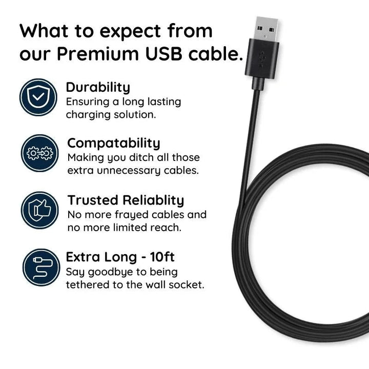 3m Câble USB de chargement