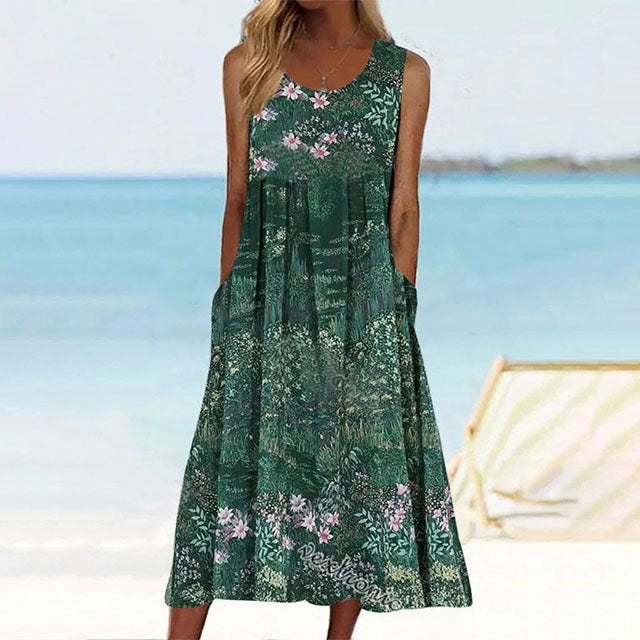 Floral Print Casual Dress