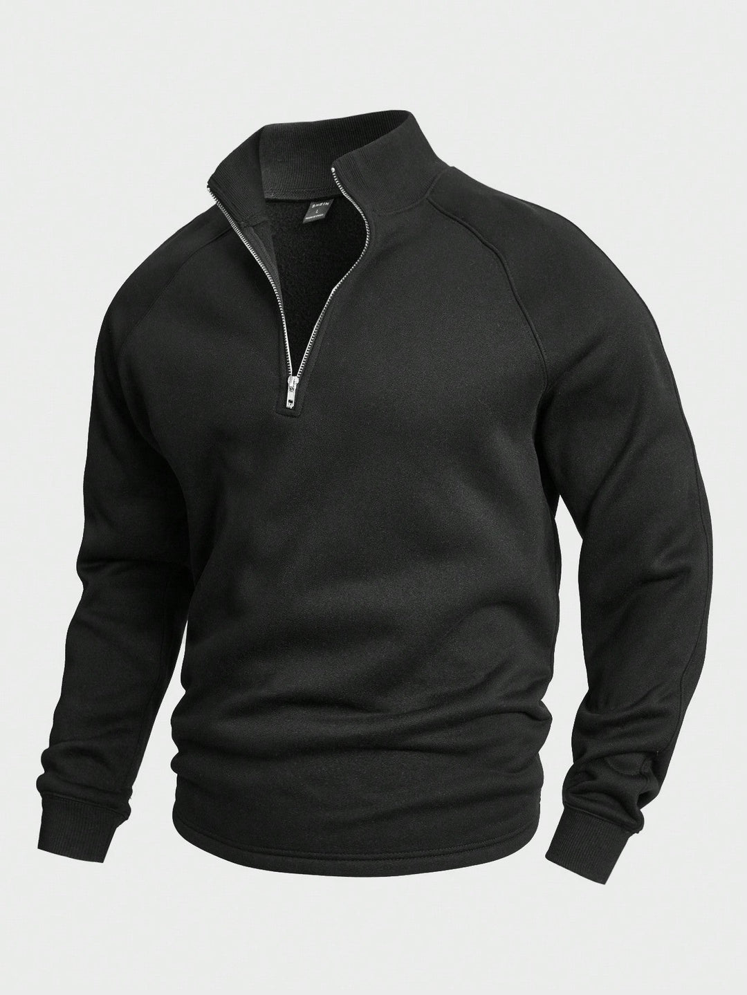 Pull élégant à col zippé pour homme | Décontracté