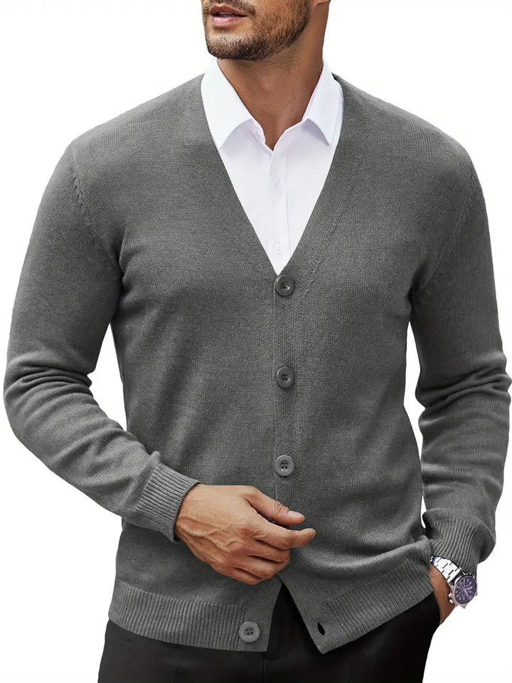 Cardigan en tricot confortable et polyvalent