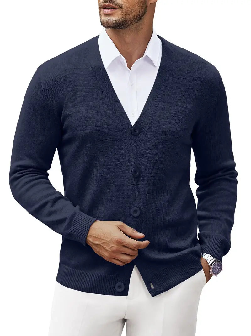 Cardigan en tricot confortable et polyvalent