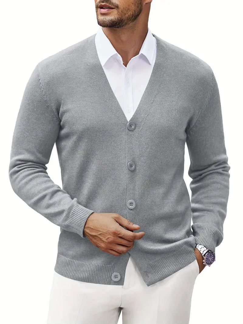 Cardigan en tricot confortable et polyvalent