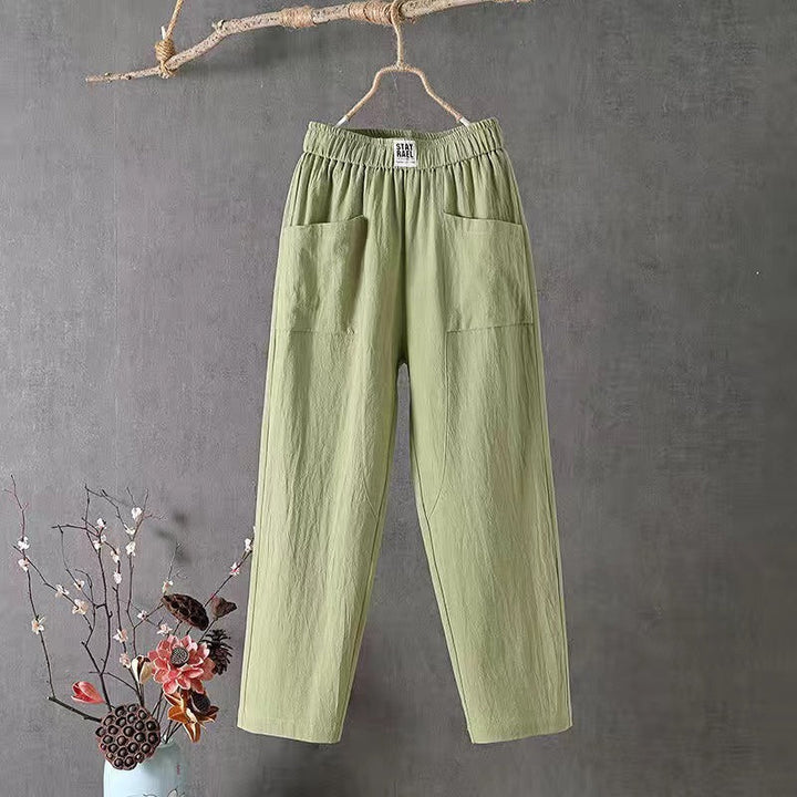 Pantalon Décontracté Élastique Pour Femme | Coupe Ample