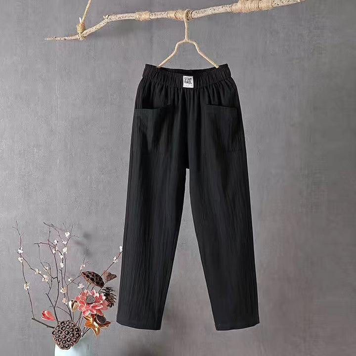 Pantalon Décontracté Élastique Pour Femme | Coupe Ample