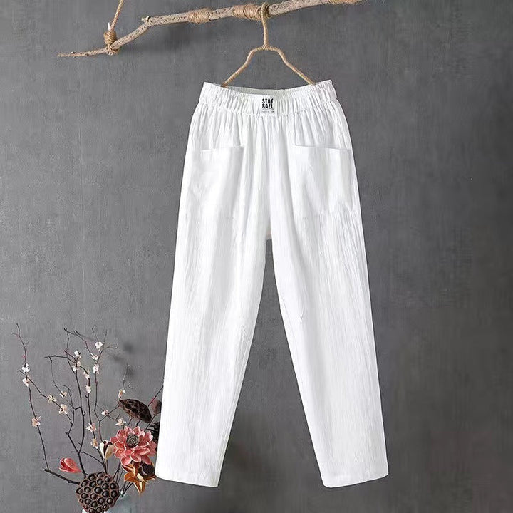 Pantalon Décontracté Élastique Pour Femme | Coupe Ample