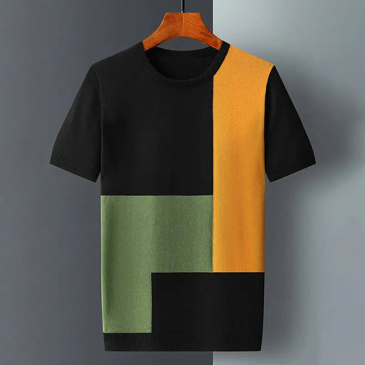 T-Shirt Graphique Structuré Pour Hommes | Extensible Moderne