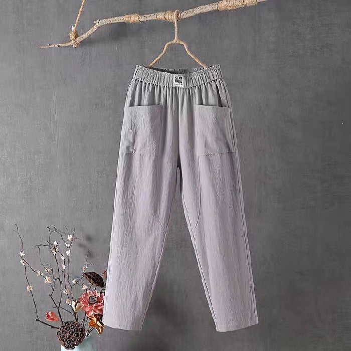 Pantalon Décontracté Élastique Pour Femme | Coupe Ample