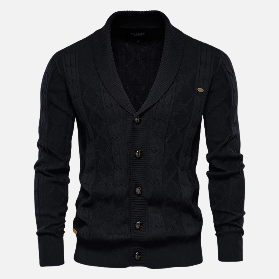 Gilet à motifs losanges | Design élégant