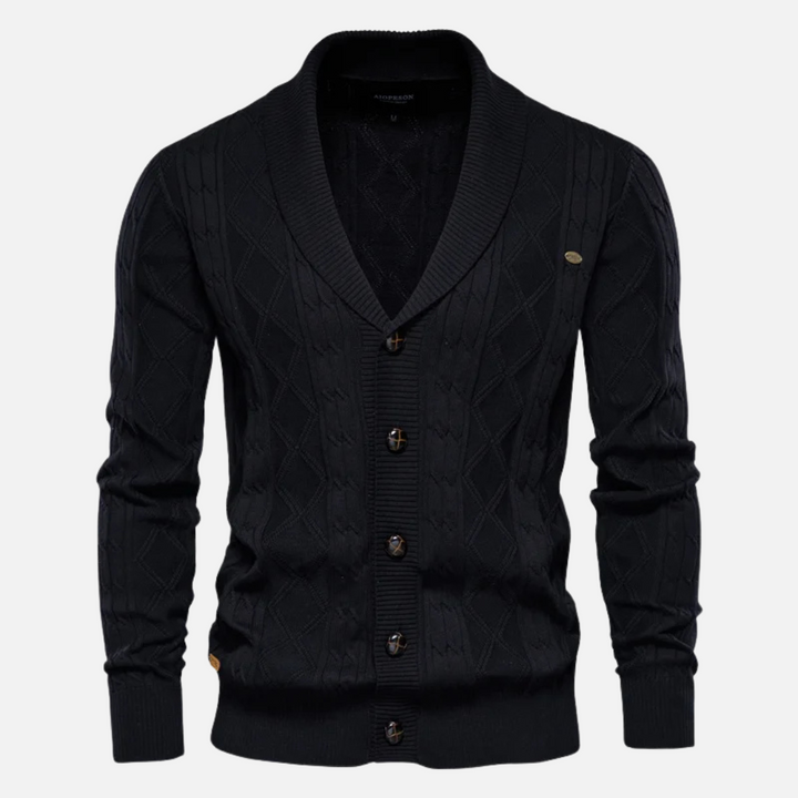 Gilet à motifs losanges | Design élégant