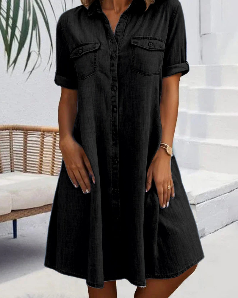 Robe Chemise Élégante Pour Femme | Midi