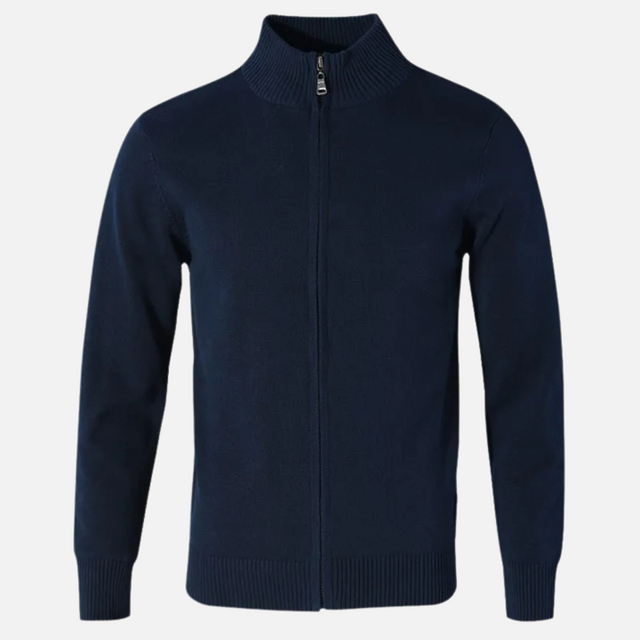 Cardigan zippé, design élégant