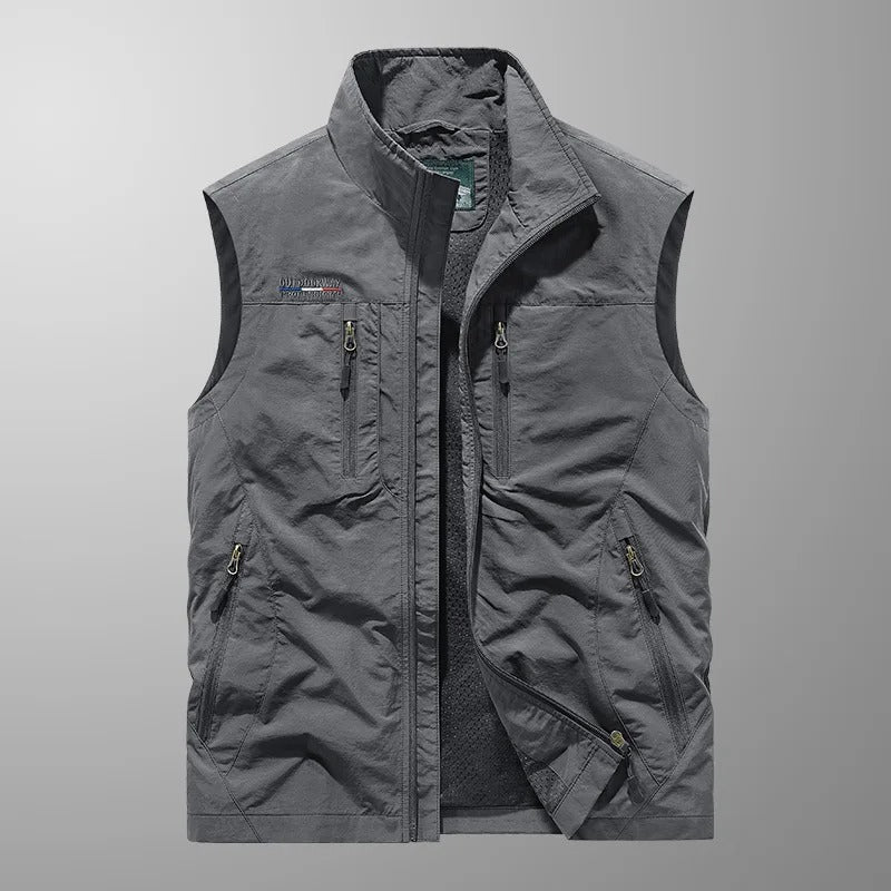 Casper – Gilet Cargo Respirant À Multiples Poches