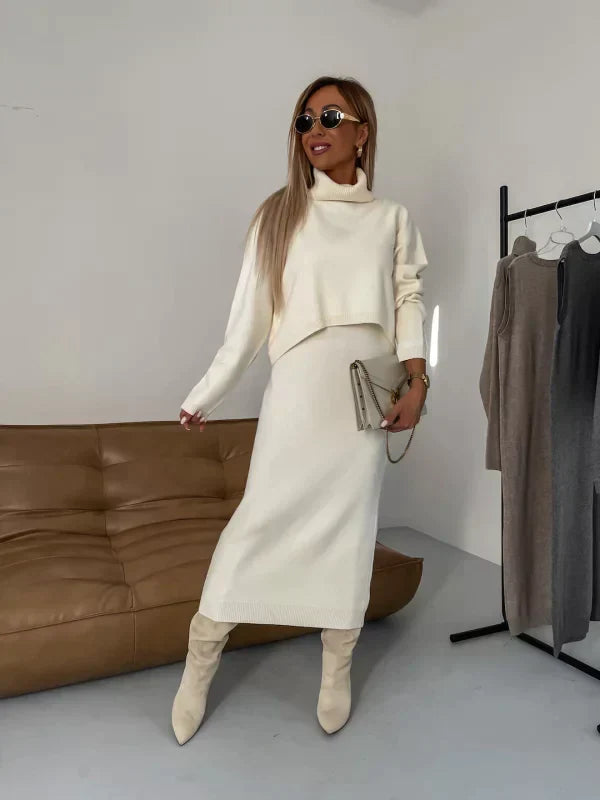 Ensemble Tricoté Élégant Pour Femme