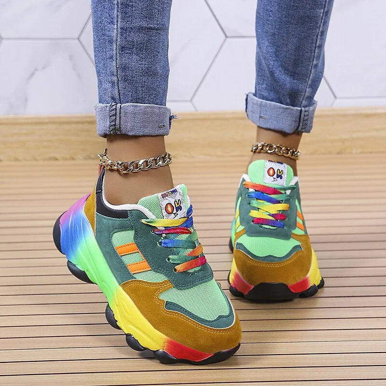 Chaussures Arc-en-Ciel Femme | Confort Coloré