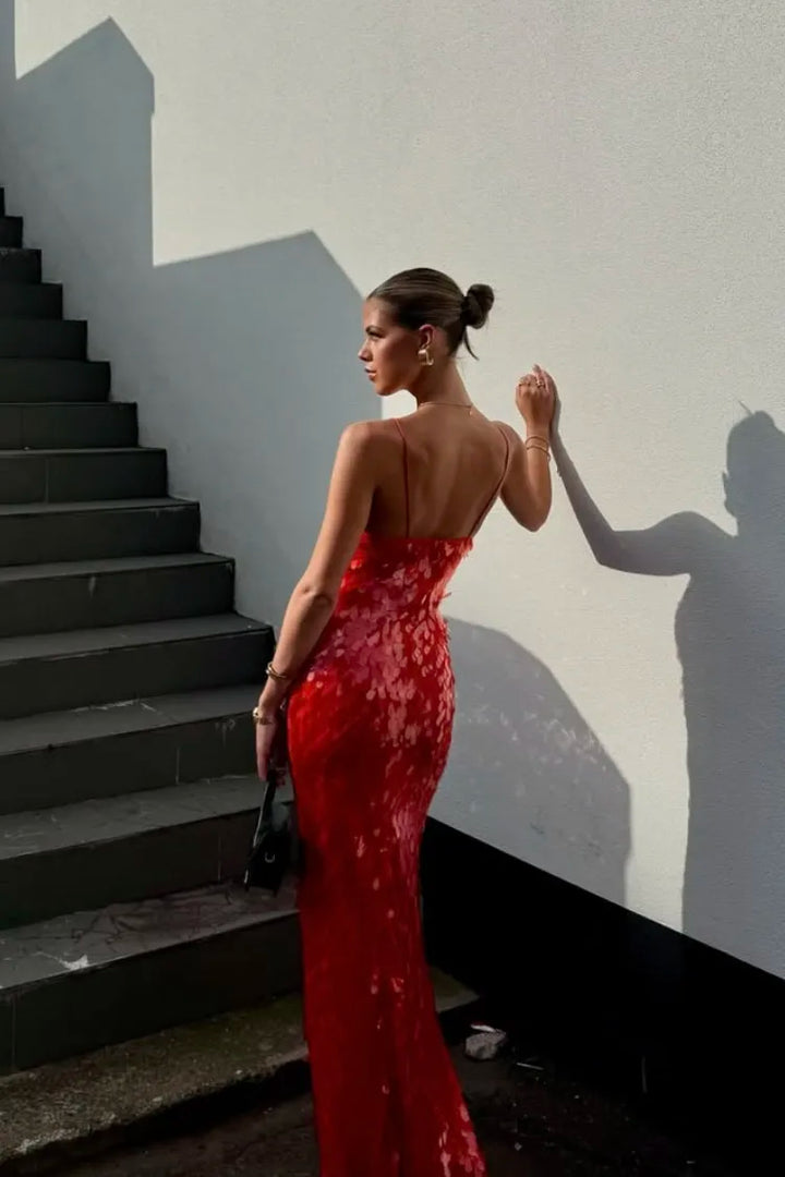 Robe Maxi à Paillettes Éblouissantes pour Femmes