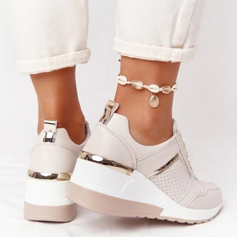 Stylish and Comfortable Women's Wedge Sneakers | Style &amp; Support