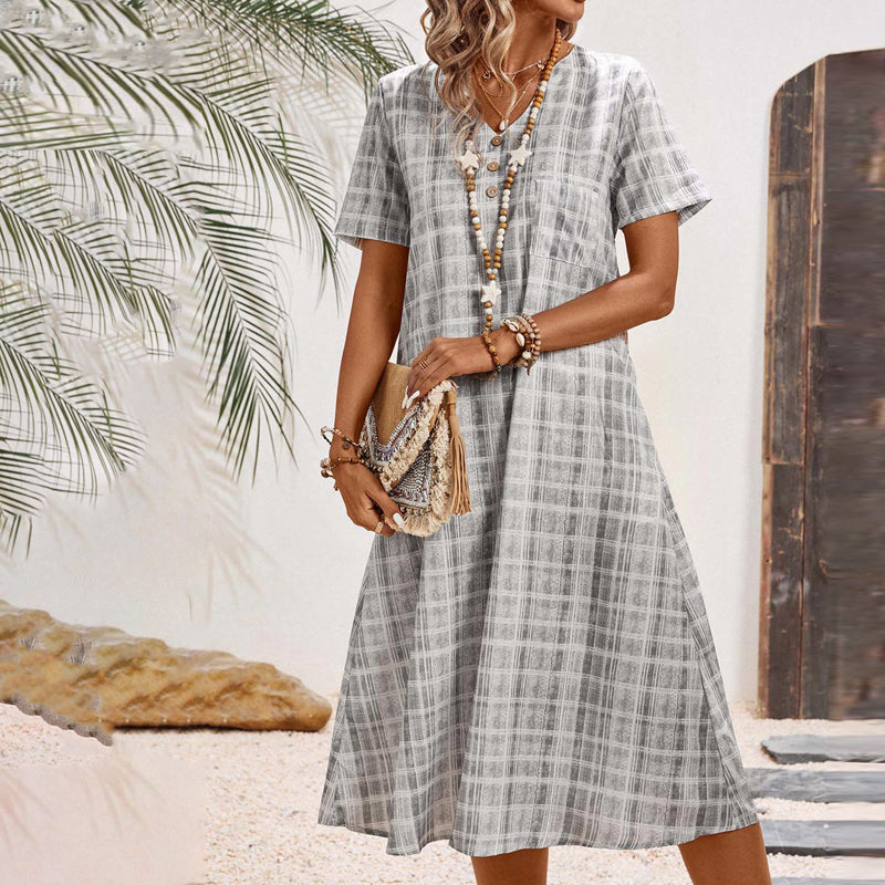 Robe Rayée Décontractée