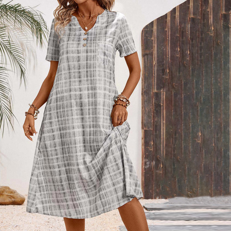 Robe Rayée Décontractée