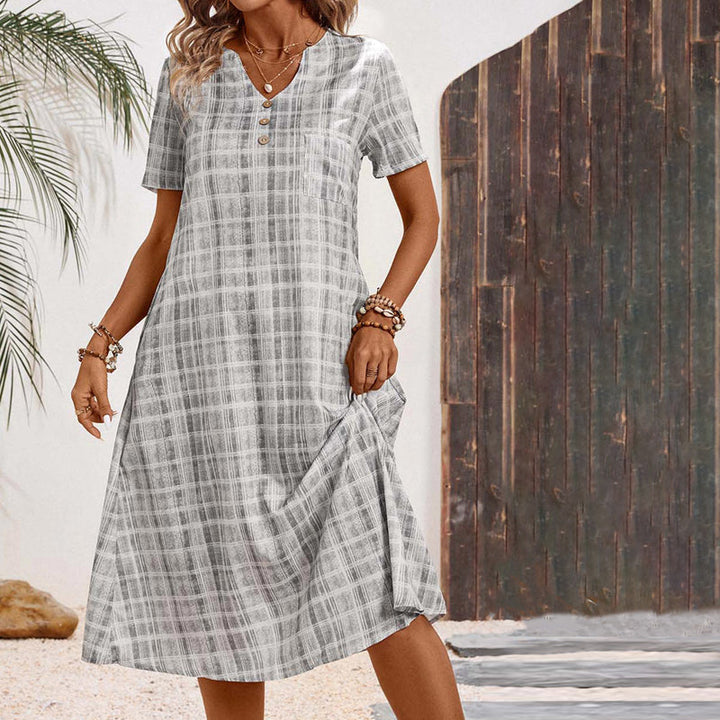 Robe Rayée Décontractée