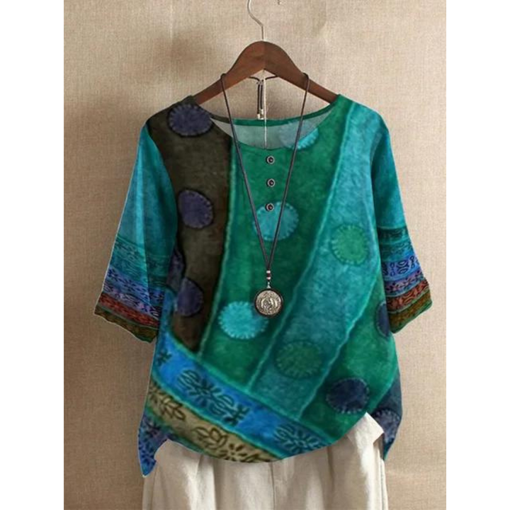 Colorful Bohemian Top | Breathable