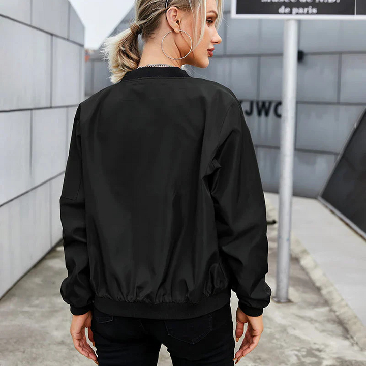 Women's Long Sleeve Bomber Jacket