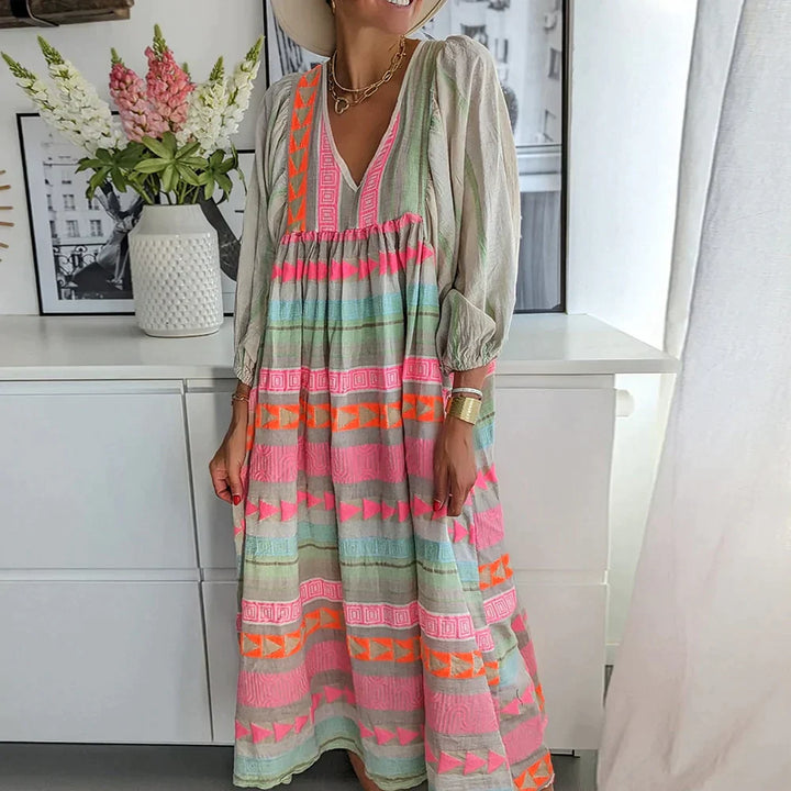 Robe Fleurie Colorée Femme | Été & Respirante