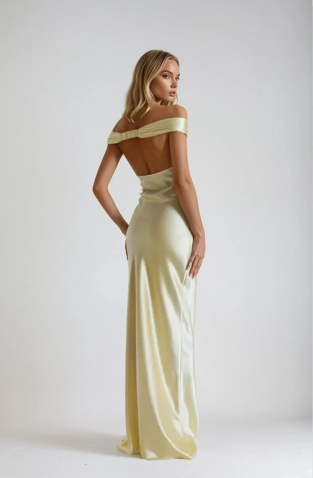 Robe Maxi Élégante Sans Dos pour Femmes