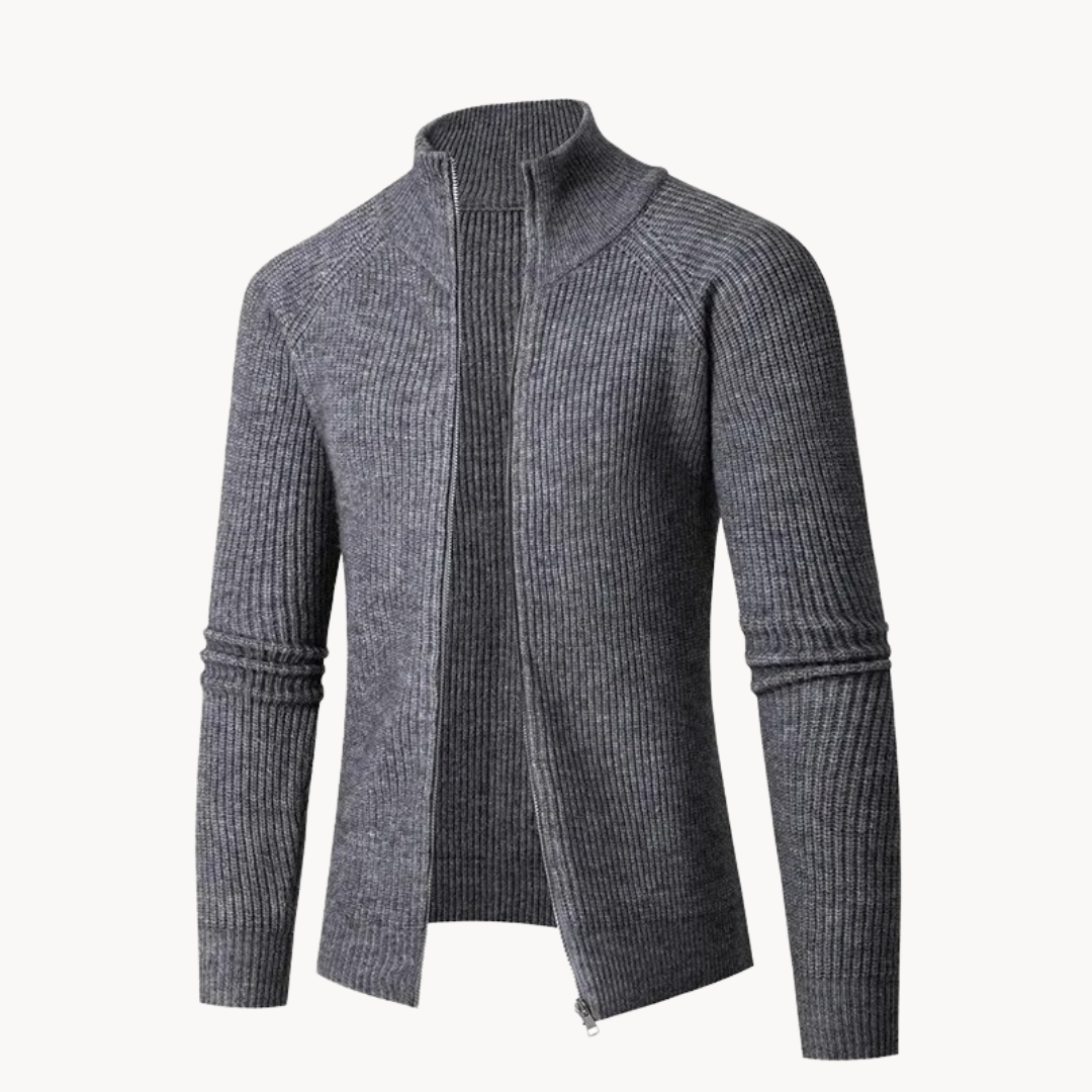 Pull zippé quotidien | Confort décontracté