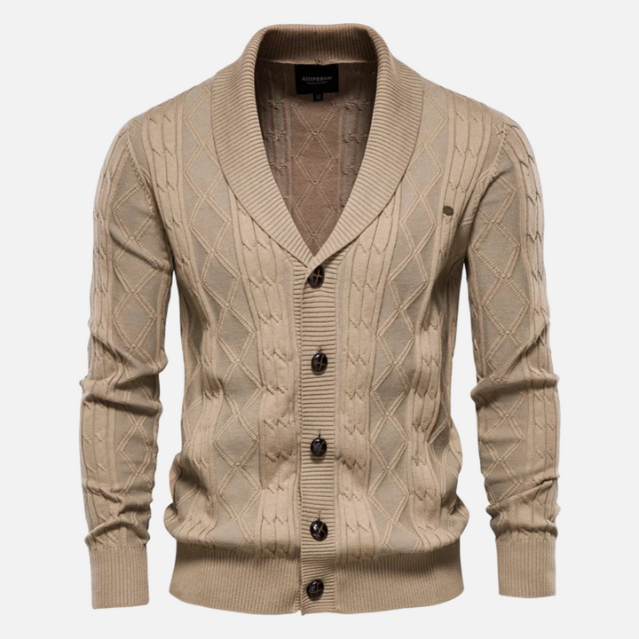 Gilet à motifs losanges | Design élégant