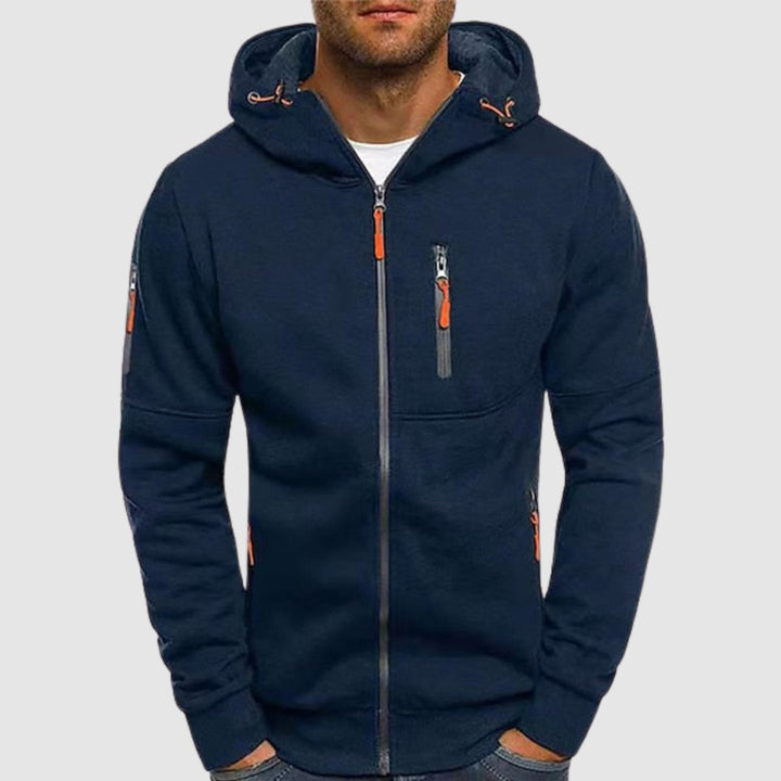 Sweat À Capuche Zippé pour hommes | Sportif Confortable