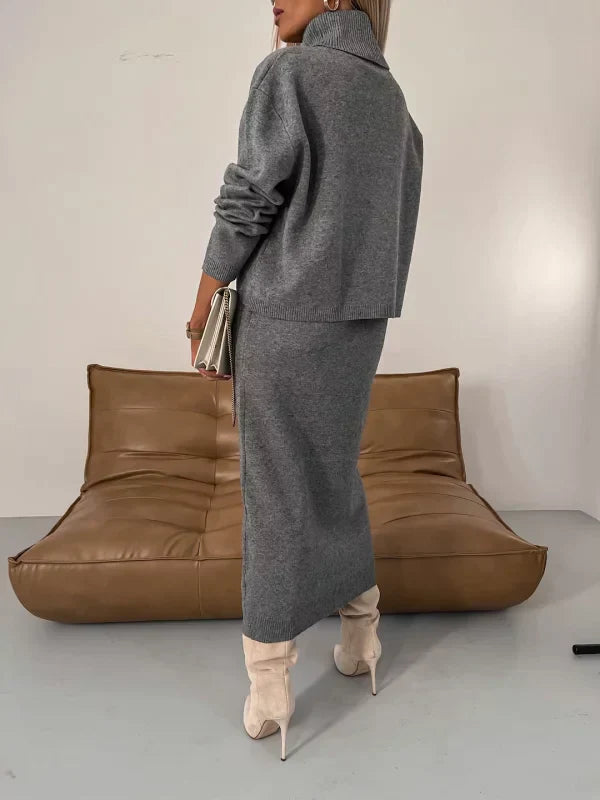 Ensemble Tricoté Élégant Pour Femme