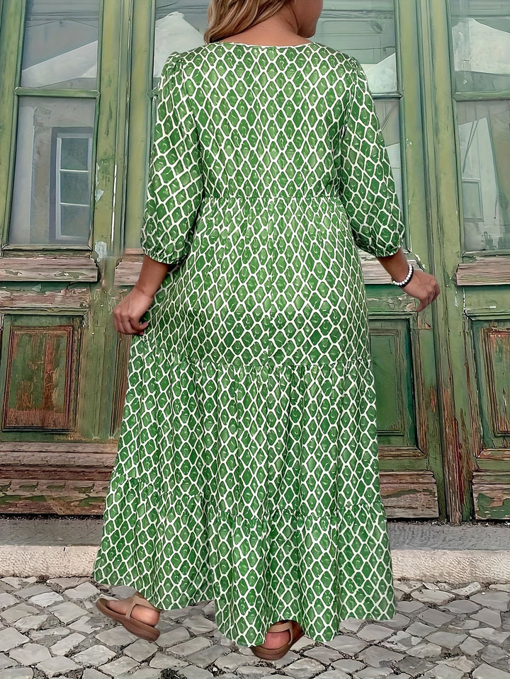 Emma | Robe d'été verte confortable