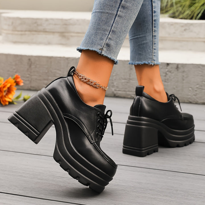Bottes Plateforme Chunky Pour Femme | Confort Durable