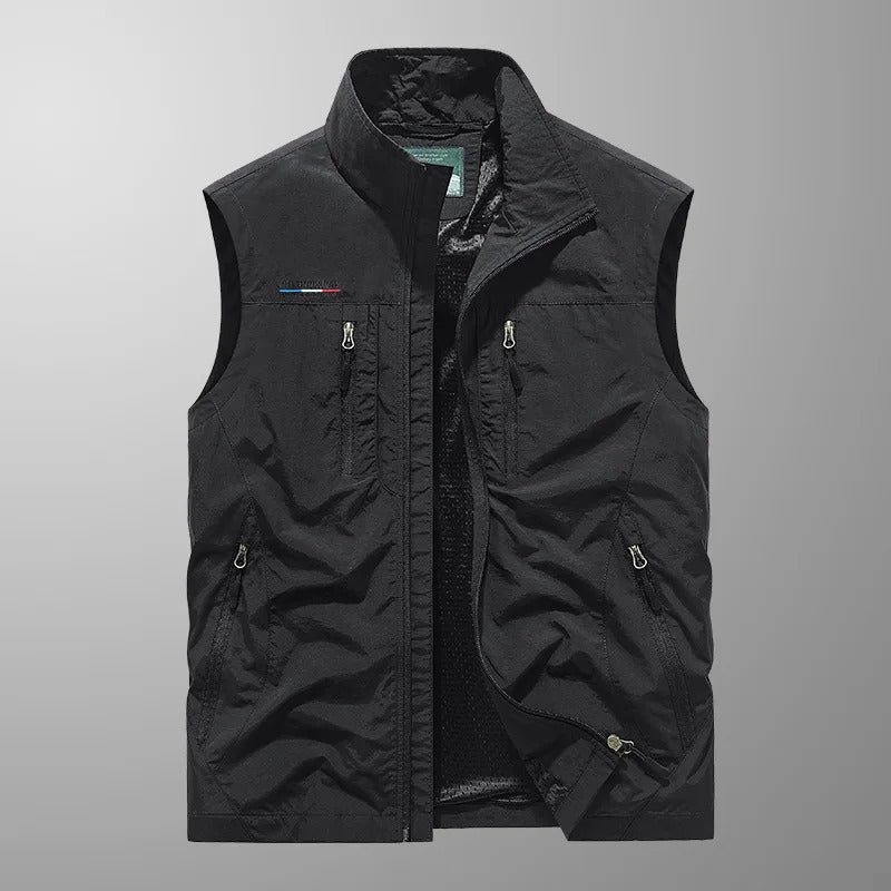 Casper – Gilet Cargo Respirant À Multiples Poches