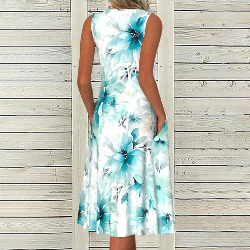 Robe Vintage À Imprimé Floral