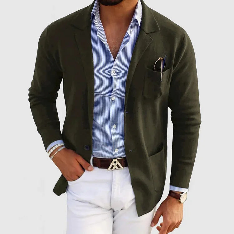 Blazer Décontracté Léger Pour Hommes | Coupe Ajustée