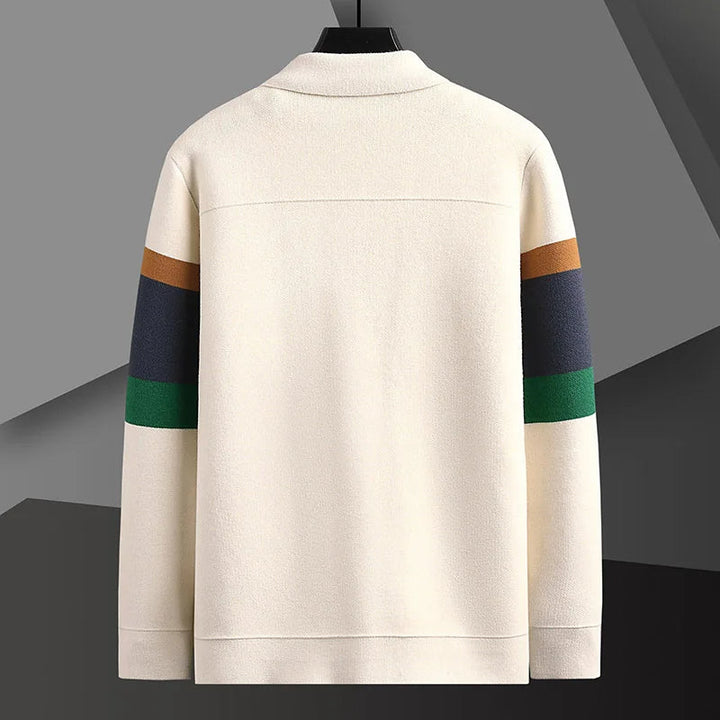 Veste Rétro En Maille Pour Hommes | Coupe Décontractée