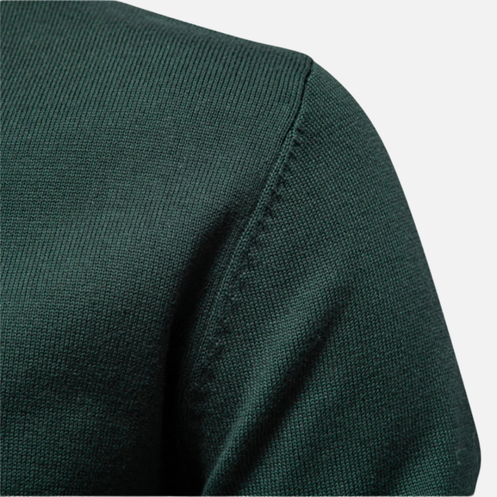 Pull à col zippé pour homme | Élégant et polyvalent