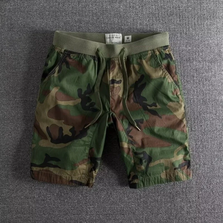 Pantacourt Tactique Extensible Pour Hommes | Coupe Camouflage