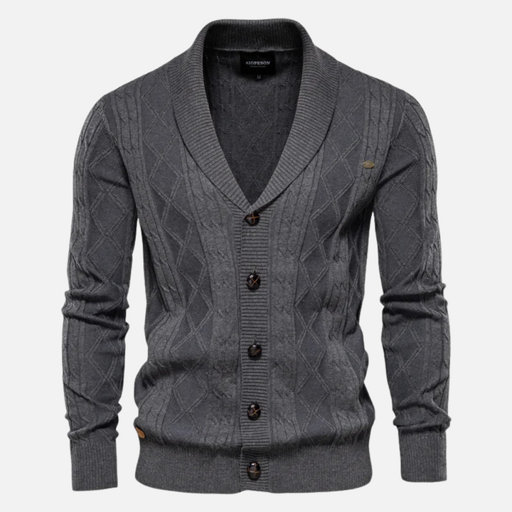 Gilet à motifs losanges | Design élégant