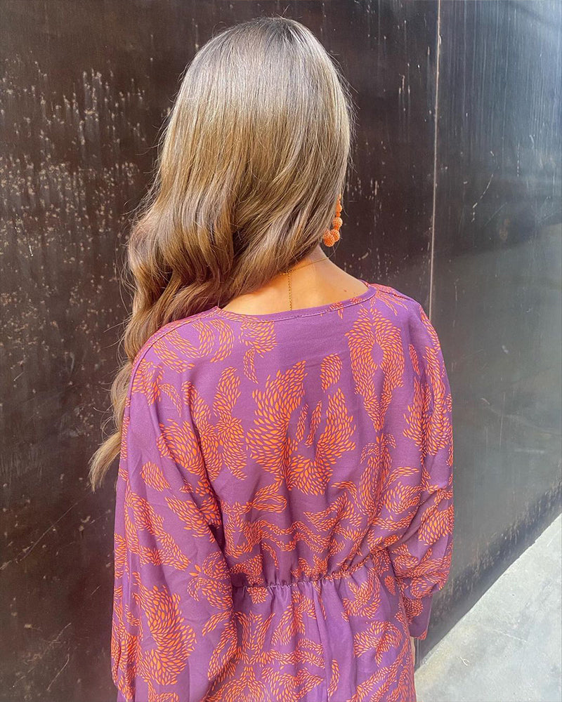 Robe Femme Élégante à Manches Longues | Coupe Raffinée